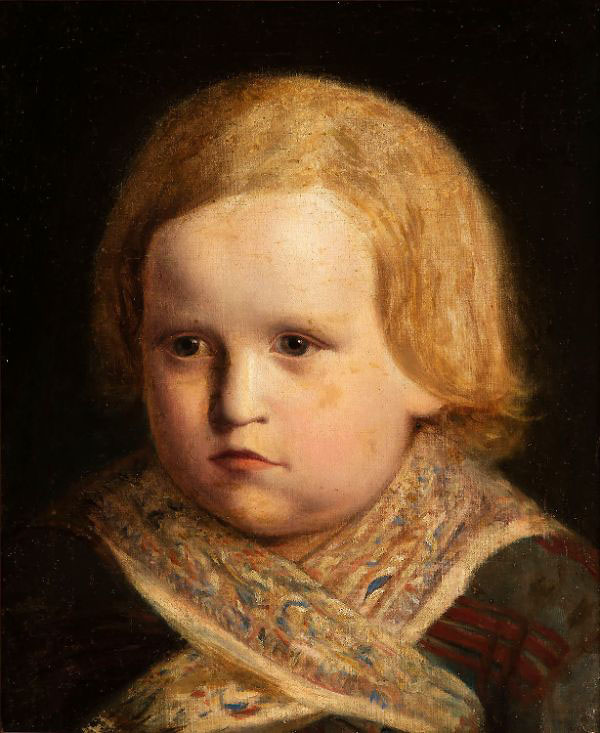 A Little Boy 1855 by Jan Matejko | Oil Painting Reproduction