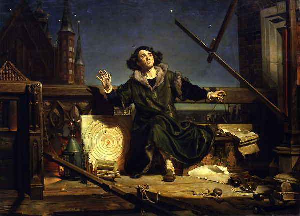 Astronomer Copernicus Conversation with God | Oil Painting Reproduction