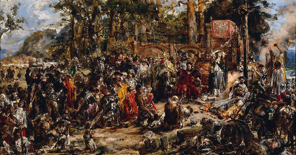 Baptism of Lithuania by Jan Matejko | Oil Painting Reproduction