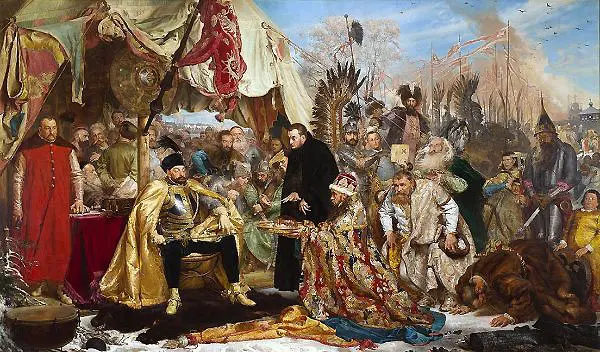 Batory During the Blockade of Pskov By Jan Matejko