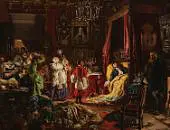 Death of Sigismund Augustus in Knyszyn By Jan Matejko