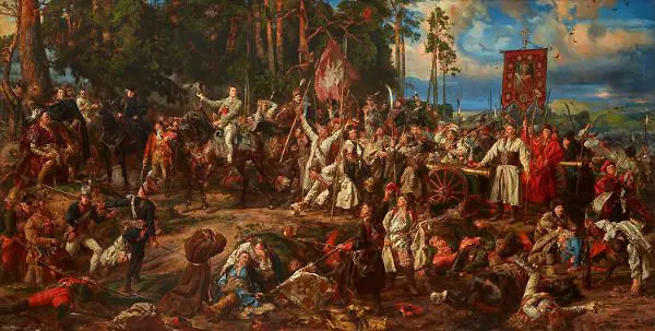 Kosciuszko at Raclawice 1888 By Jan Matejko