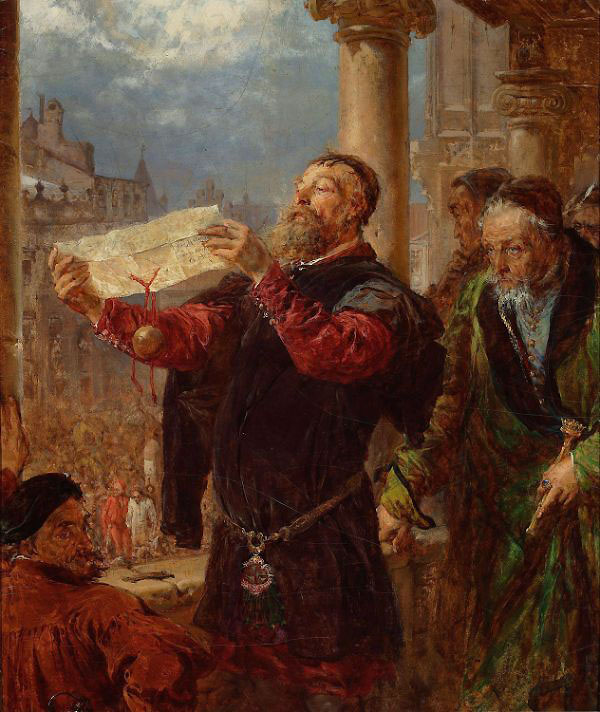 Matejko's Verdict 1867 by Jan Matejko | Oil Painting Reproduction