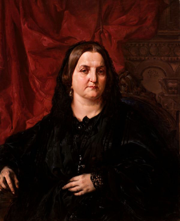 PauIIna Giebultowska 1862 by Jan Matejko | Oil Painting Reproduction
