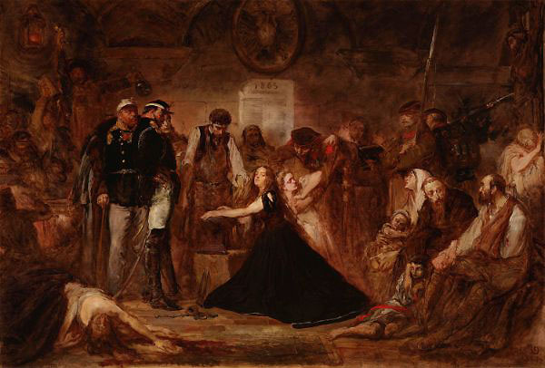 Polonia 1863 Poland Enchained 1864 | Oil Painting Reproduction