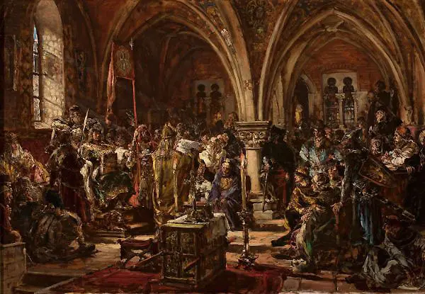 The First Parliament in Leczyca By Jan Matejko