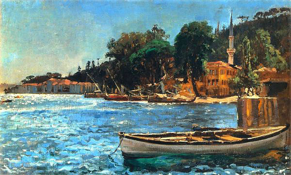 View of Bebek near Constantinople 1872 | Oil Painting Reproduction