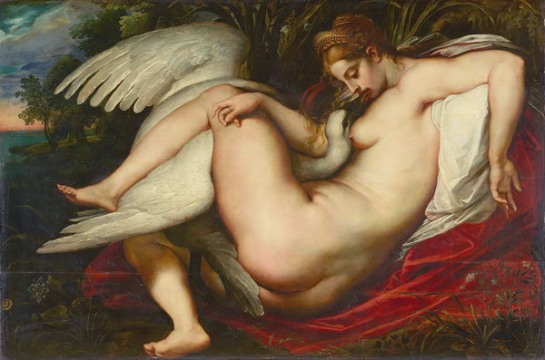 Leda and the Swan 1602 by Peter Paul Rubens | Oil Painting Reproduction