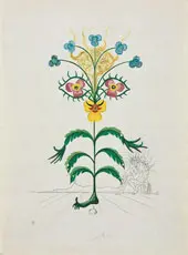 Viola Cogitans By Salvador Dali