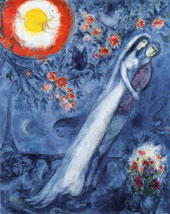 The Wedding Dance 1913 By Marc Chagall