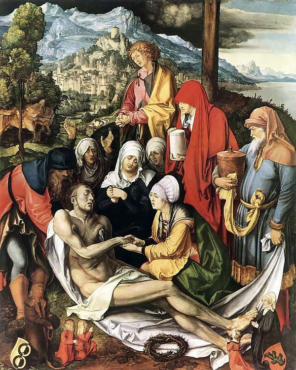 Lamentation of Christ 1500 by Albrecht Durer | Oil Painting Reproduction