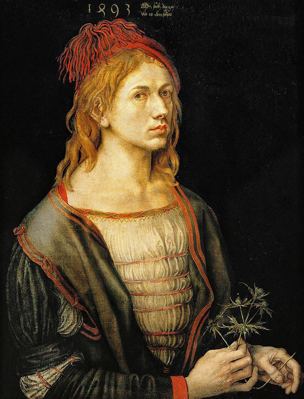 Self Portrait 1493 by Albrecht Durer | Oil Painting Reproduction