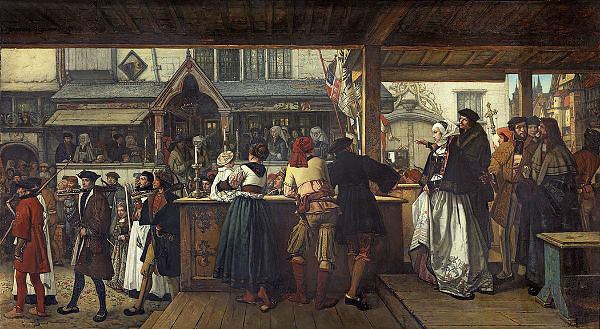 Visit of Albrecht Durer in Antwerp | Oil Painting Reproduction