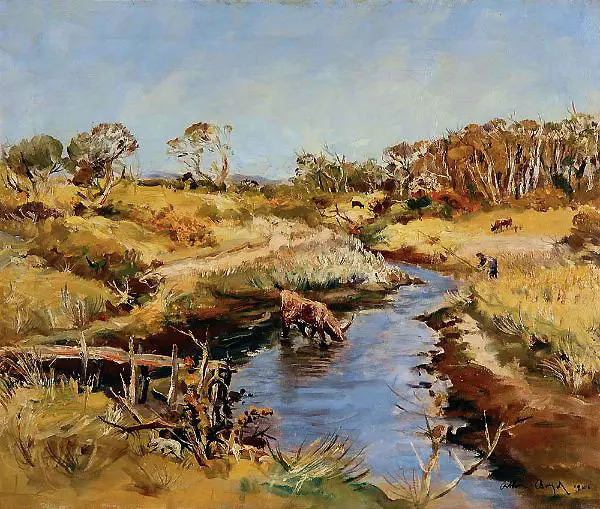 Berwick Landscape 1946 By Arthur Merric Boyd