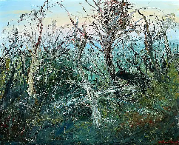 Black Ram in Undergrowth By Arthur Merric Boyd