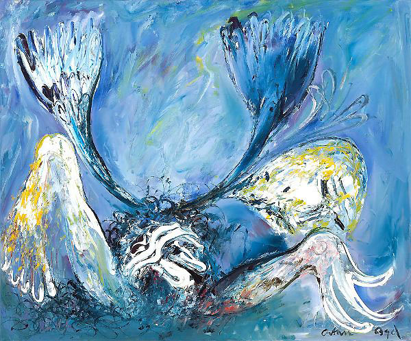 Blue Nebuchadnezzar c1970 | Oil Painting Reproduction