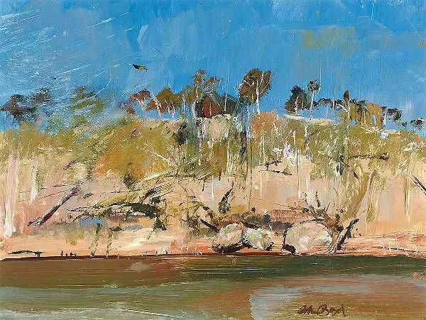 Blue Sky Shoalhaven By Arthur Merric Boyd