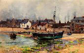 Boats at Low Tide 1892 By Arthur Merric Boyd