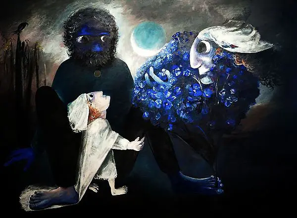 Bridegroom Waiting for his Bride to Grow Up By Arthur Merric Boyd