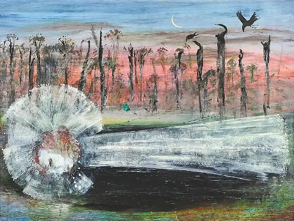 Bride in the Moonlight 1960 By Arthur Merric Boyd