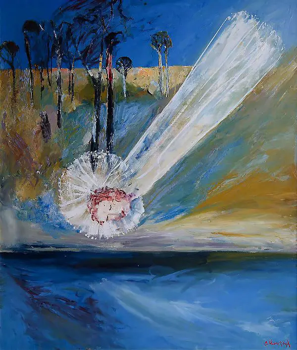 Bride over Shoalhaven c1988 By Arthur Merric Boyd