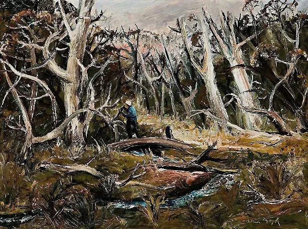 Cottles Bridge c1958 By Arthur Merric Boyd