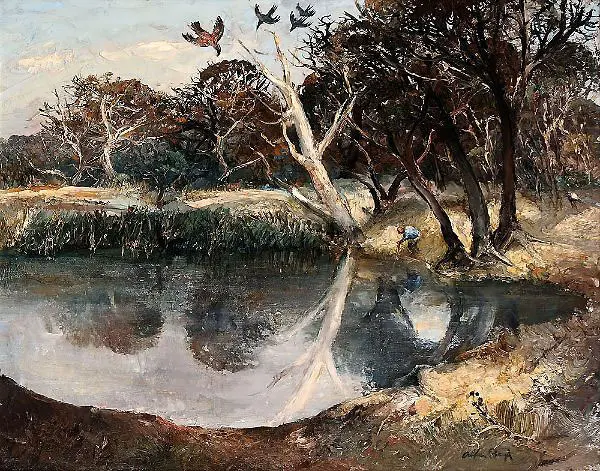 Eltham Dam 1959 By Arthur Merric Boyd