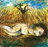 Figure in a Cornfield 1962 By Arthur Merric Boyd