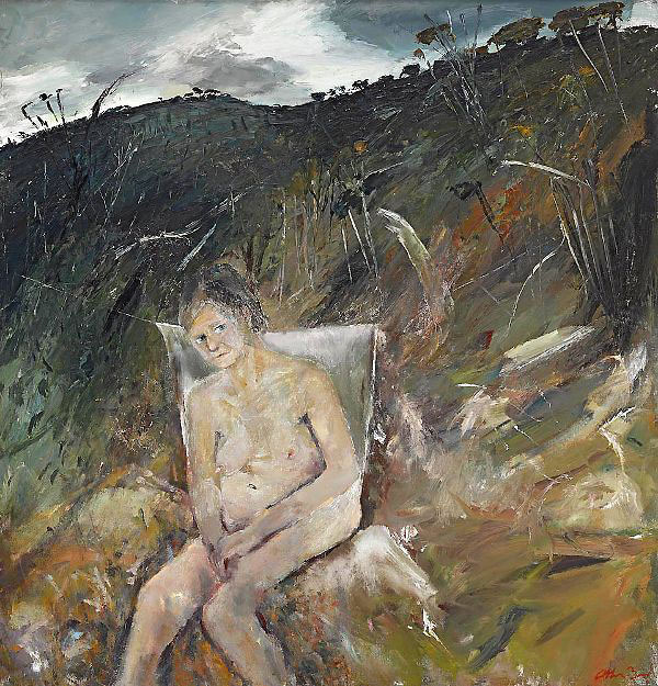 Figure in Landscape 1972 by Arthur Merric Boyd | Oil Painting Reproduction
