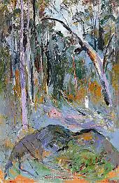 Figure in the Bush II c1974 By Arthur Merric Boyd