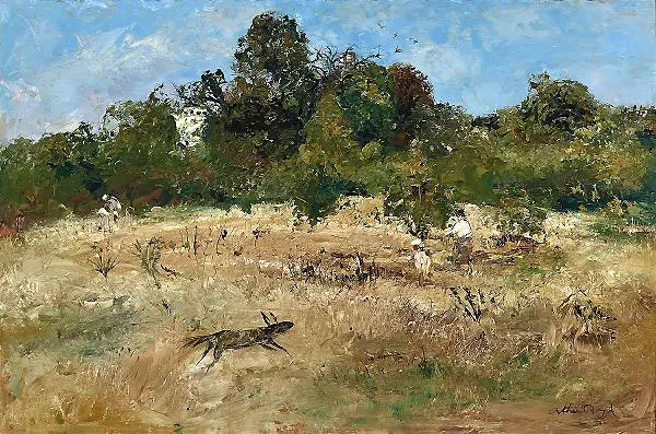 Figures with a Dog By Arthur Merric Boyd