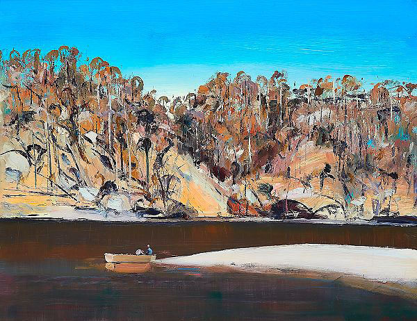 Fishermen on the Shoalhaven c1990 | Oil Painting Reproduction