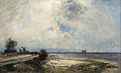 Dutch Landscape 1862 By Johan Barthold Jongkind