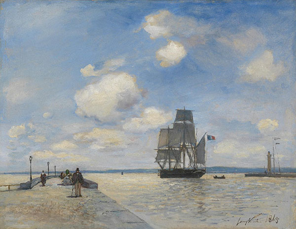 The Jetty at Honfleur | Oil Painting Reproduction