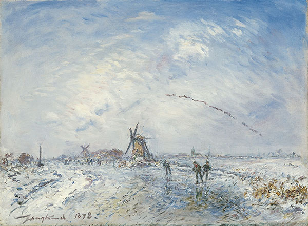 A Winter Landscape 1878 | Oil Painting Reproduction