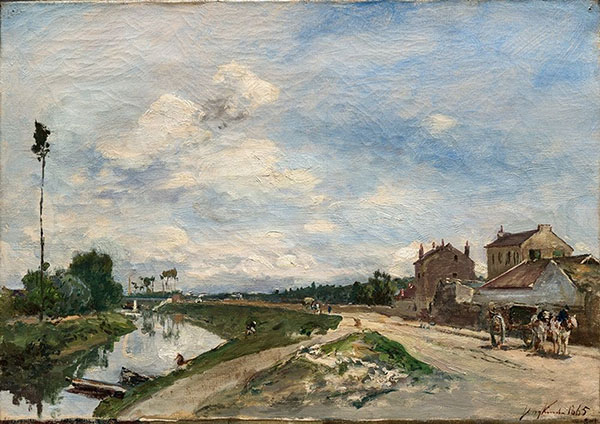 The Seine at Bas Meudon | Oil Painting Reproduction