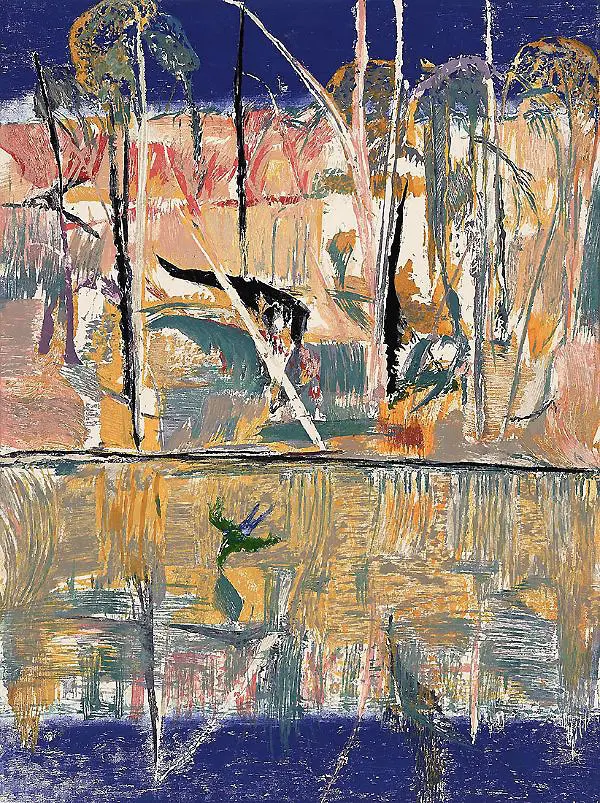 Green Parrot Over Shoalhaven By Arthur Merric Boyd