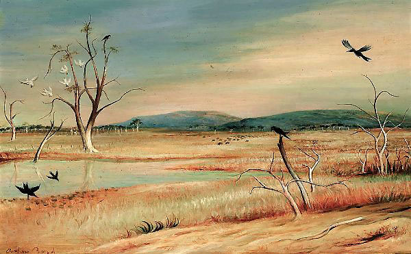 Irrigation Lake Wimmera 1950 | Oil Painting Reproduction