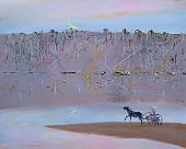 Jinker on the Sandbank Shoalhaven By Arthur Merric Boyd