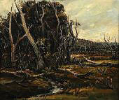 Landscape Bacchus Marsh 1943 By Arthur Merric Boyd