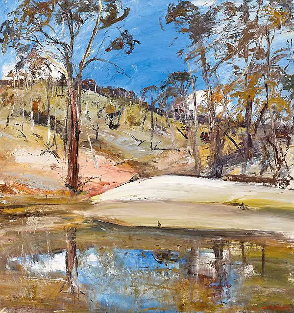 Landscape with Dam 1972 By Arthur Merric Boyd