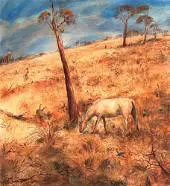 Landscape with Poddy 1948 By Arthur Merric Boyd