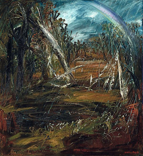 Landscape with Rainbow 1973 | Oil Painting Reproduction