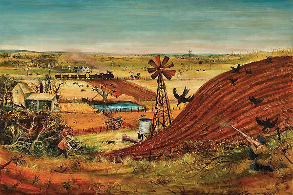 Moby Dick Hill 1949 by Arthur Merric Boyd | Oil Painting Reproduction