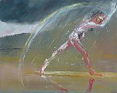 Narcissus Running on a Sandbank 1976 By Arthur Merric Boyd