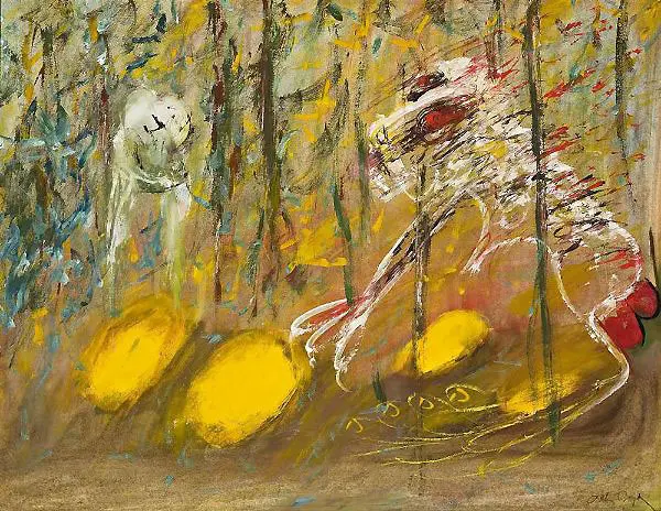 Nebuchadnezzar and Gold c1966 By Arthur Merric Boyd