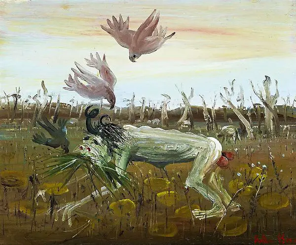 Nebuchadnezzar Eating Grass By Arthur Merric Boyd