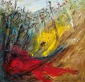 Nebuchadnezzar Fallen in a Forest with a Lion No.2 By Arthur Merric Boyd