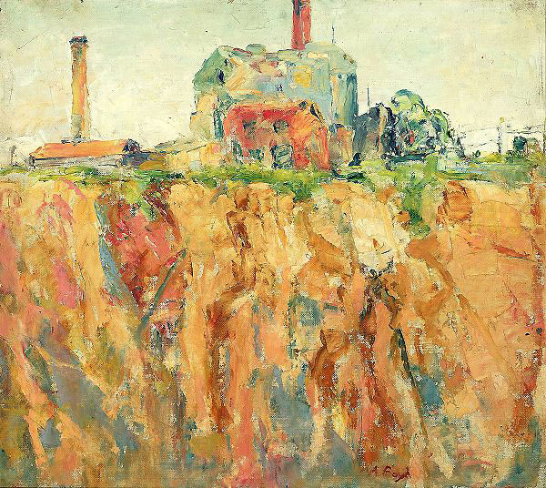 Northcote Quarry c1940 by Arthur Merric Boyd | Oil Painting Reproduction