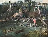 Old Waterwheel By Arthur Merric Boyd